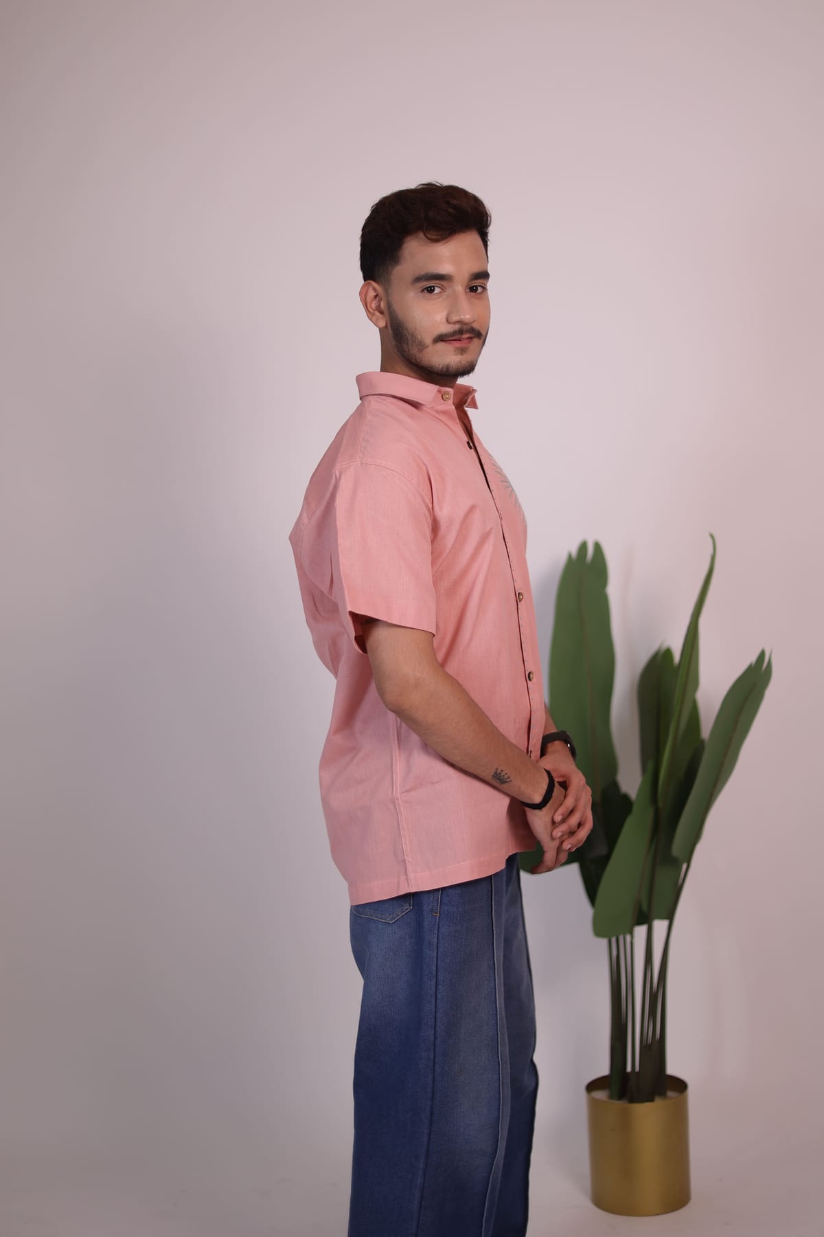 The Solstice Hand Embroidered Artisan Shirt view 5
